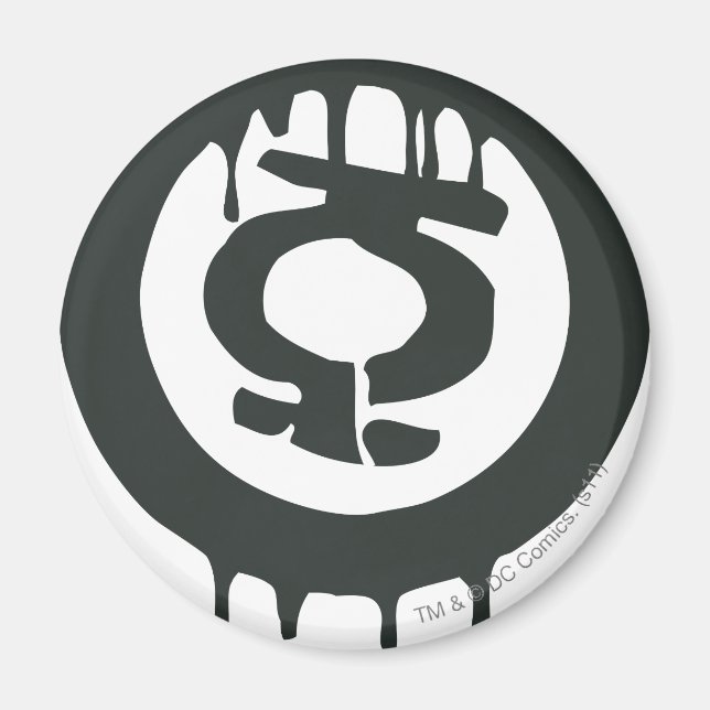 Aimant Symbole de peinture à lanterne verte (Devant)