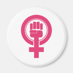 Aimant Symbole de résistance de la main des femmes