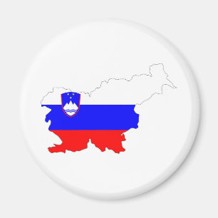 Aimant symbole de silhouette de forme de carte de drapeau