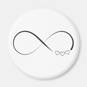 Aimant Symbole des coeurs d'infini