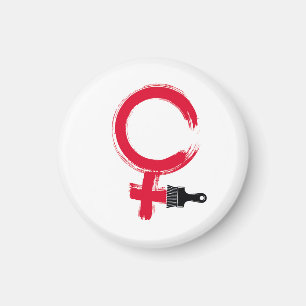 Aimant Symbole des femmes cool