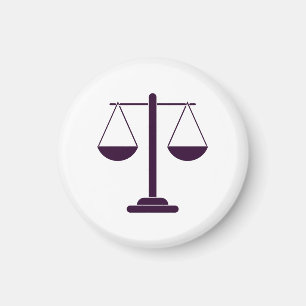 Aimant Symbole des services juridiques de la balance de l