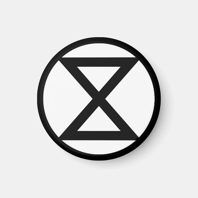Aimant Symbole d'extinction (Devant)