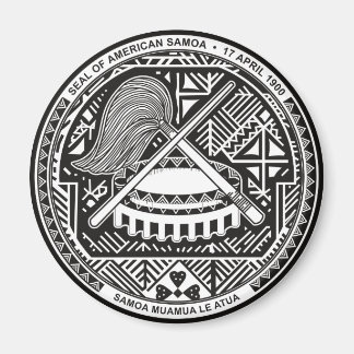 Aimant Symbole d'héraldique officiel des Samoa américaine