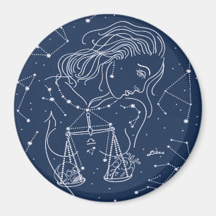 Aimant Symbole du zodiaque Libra