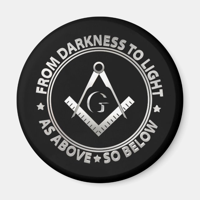 Aimant Symbole franc-maçonnerie (Devant)