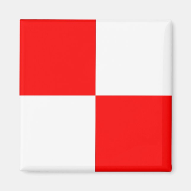 Aimant SYMBOLE INDICATIF NUCLÉAIRE U (Uniforme) (Devant)