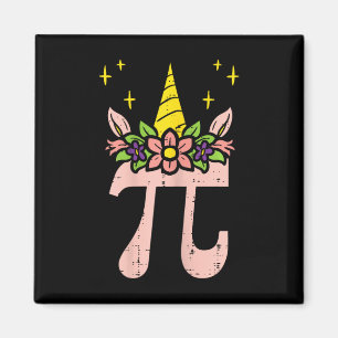 Aimant Symbole Jour Pi Unicorn Tête Cute 314 Math Pun Gee