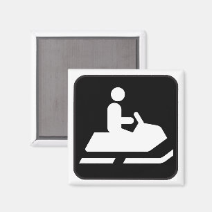 Aimant Symbole motoneige magnétique