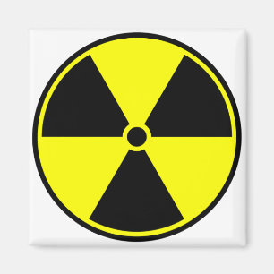 Aimant Symbole radioactif