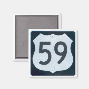 Aimant SYMBOLE ROUTIER US Route 59