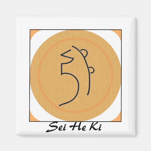Aimant Symbole Sei He Ki Reiki (Devant)