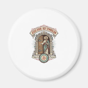 Aimant Symbolisme de la clé de la porte de Jésus Symbolis