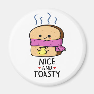 Aimant Sympa Et Toasty Funny Beurre De Toast Pun