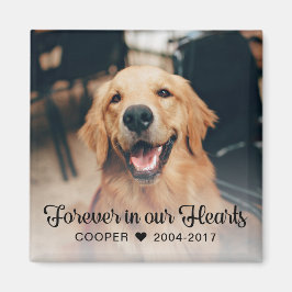 Aimant Sympathie avec le mémorial des animaux de compagni