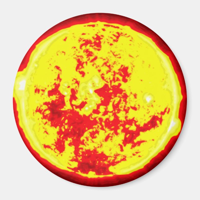 Aimant Système solaire Sun (Devant)