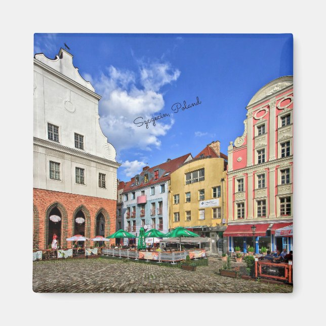 Aimant Szczecin, paysage urbain polonais (Devant)