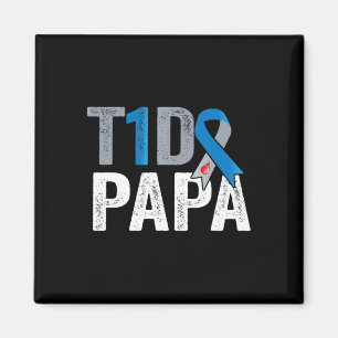 Aimant T1d Papa Son combat est mon combat Type 1 Diabète