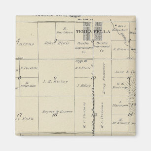 Aimant T23S R27E Carte de la section du comté de Tulare