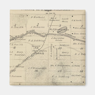 Aimant T24S R27E Carte de la section du comté de Tulare