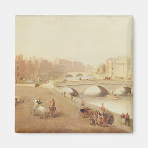Aimant T34018 la rivière Liffey et les palais de justice,