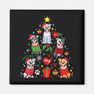 Aimant T Bull American Staffordshire Cadeau de Noël pour