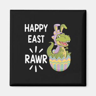 Aimant T Rex Dinosaure de Pâques Lapin Oeuf Joyeux Eastra