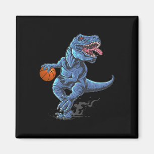 Aimant T-Rex dinosaure drôle jouant avec un amoureux de S