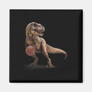 Aimant T Rex Dinosaure Jouant au Panier Drôle de Dinosaur