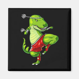 Aimant T-rex Dinosaure Muay Thai Boxe Karaté Art Martial