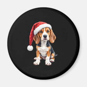 Aimant T-shirt Beagle à manches longues pour chien de Noë