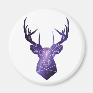 Aimant T-shirt cerf de Galaxie