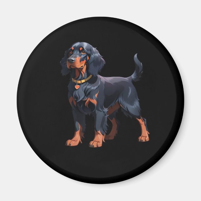 Aimant T-shirt classique Gordon Setter (Devant)