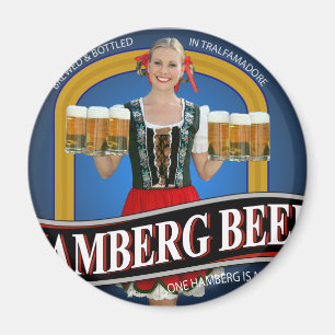 Aimant T-shirt de bière de Hamberg de susciter l'espoir