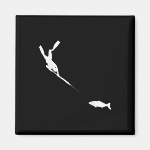 Aimant T-shirt de chasse sous-marine pour plongeur en apn