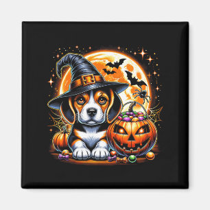 Aimant T-Shirt de chien chiot Halloween2
