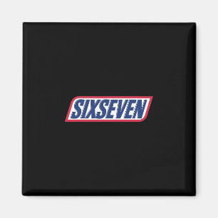 Aimant T-shirt drôle 67 Six Seven Meme pour les amateurs 