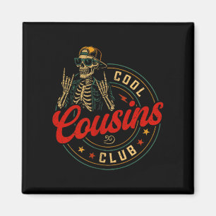 Aimant T-shirt drôle du Club des cousins sympas Équipage