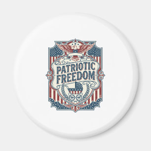 Aimant T-shirt graphique vectoriel Baby Shower patriotiqu