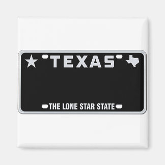 Aimant T-shirt Plaque de licence Texas