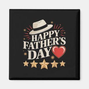 Aimant T-shirts Bonne Fête des Pères Papa Mari Grand-Père
