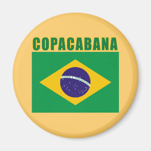 Aimant T-shirts de plage de COPACABANA, cadeaux