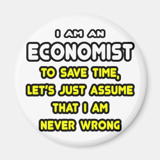 Aimant T-shirts et cadeaux amusants d'économistes