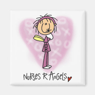 Aimant T-shirts et cadeaux d'anges des infirmières R