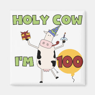 Aimant T-shirts et cadeaux d'anniversaire de vache sainte