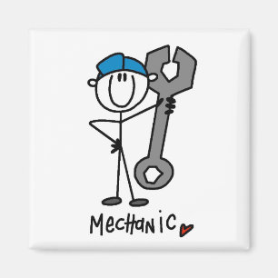 Aimant T-shirts et cadeaux de base de mécanicien