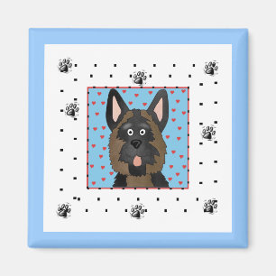 Aimant T-shirts et cadeaux de chien de berger allemand