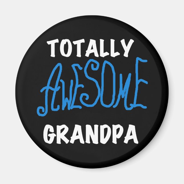 Aimant T-shirts et cadeaux de grand-père absolument génia (Devant)