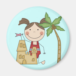 Aimant T-shirts et cadeaux de la Reine de château de