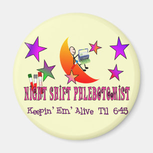 Aimant T-shirts et cadeaux de Phlebotomist de poste de